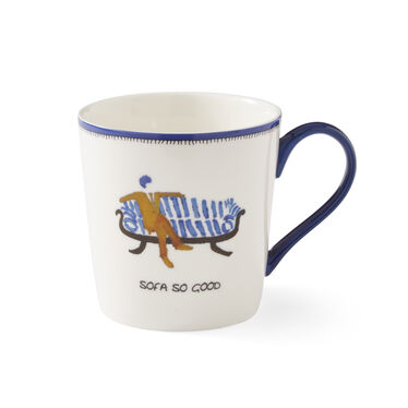 Kit Kemp Doodles Sofa So Good Mug